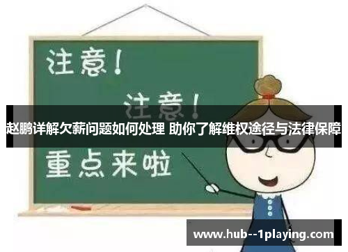 赵鹏详解欠薪问题如何处理 助你了解维权途径与法律保障 赵鹏详解欠薪问题如何处理 助你了解维权途径与法律保障