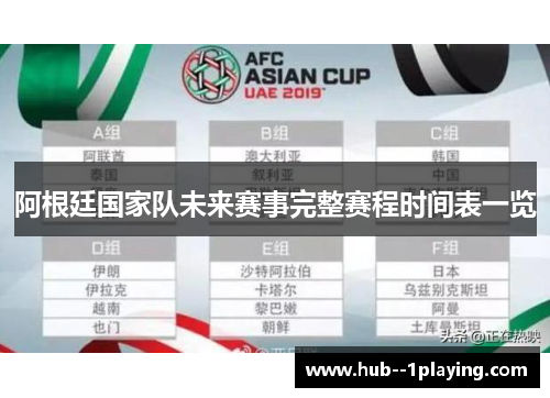 阿根廷国家队未来赛事完整赛程时间表一览